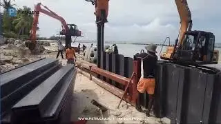 Vinyl Sheet Piles: Shoreline Erosion Control