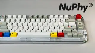 세계 최초 듀얼 프로파일 키보드 누피 NuPhy KICK75 레트로 게임기 감성 기계식 키보드