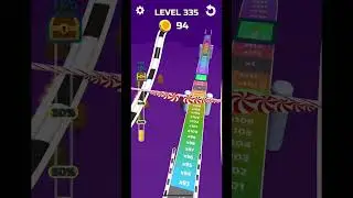 Stunt Rails Game Level 335 High Score x800 Ranked #3 In The World!!