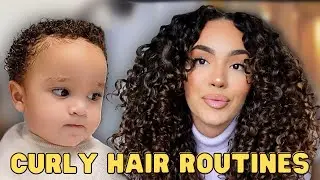 Our Curly Hair Routines *Mommy and Toddler*