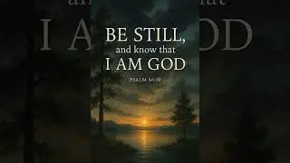 When Life Is Loud, God Says THIS | #Psalm 46:10 #christianencouragement #bestill