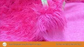 Solid Mongolian Fake Fur Fabric