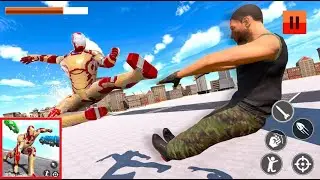 Iron Superhero War - Iron Robot Rescue Mission Games - Android Gameplay