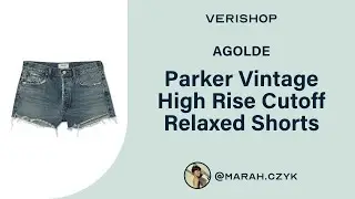 AGOLDE Parker Vintage High Rise Cutoff Relaxed Shorts Review