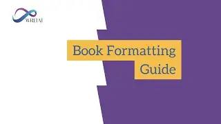 Writat Self-Publish Your Book for Free. Learn how to Format Your Book.