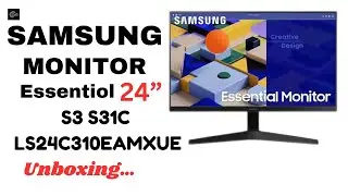Unboxing Samsung Essential monitor 24