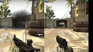 CS GO i3 vs i7 i3-3220 vs i7-3770