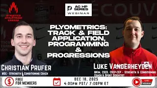Plyometrics for Track and Field: Applications, Programming and Progressions