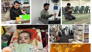 Daily vlog in UK- shopping - cold weather busy day #kashmiri #chattroh #dailyvlog 