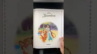 Disney Princess treasury 🎀 Stickers Jasmine Aladdin #princessstickers #disneystickers
