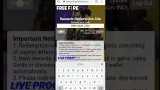 FREE FIRE REDEEM CODE FOR TODAY APRIL 24 | FF REWARDS REDEEM CODE | FF REDEEM CODE TODAY 24 APRIL