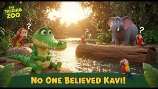 Kavi the Crocodile 🐊 and the Tale No One Believed | The Honest Crocodile Story | The Talking Zoo