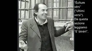 E' binèri, una poesia di Tonino Guerra letta da Gianfranco Miro Gori
