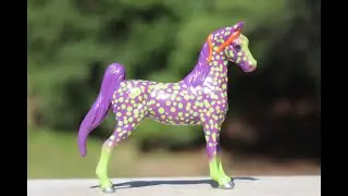 How to Paint Resist Dapples on a Breyer