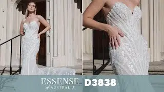 Fit-and-Flare Boho Wedding Dress | Essense of Australia Style 3838