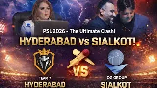 PSL 2026 &ndash; The Ultimate Clash! Hyderabad vs Sialkot! 🏏🔥