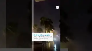 Destrucci&oacute;n y apag&oacute;n: el hurac&aacute;n Milton atraves&oacute; Florida con violencia