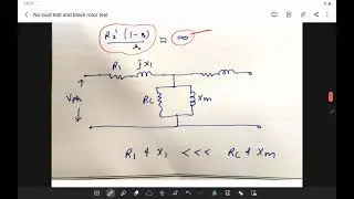 No Load Test and Blocked Rotor Test of Three Phase Induction Machine (NL and BR Test) Theory