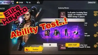 Elite Hayato ability test