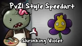 PvZ1 Style Speedart: Shrinking Violet