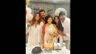 Megastar Chiranjeevi wife Surekha Birthday Celebration Photos / Ramcharan / Sreeja / Sushmita