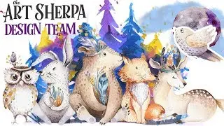 Meet The Art sherpa Design Team ATC #ArtSherpaDesignTeam | TheArtSherpa