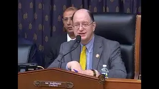 Congressman Sherman Talks U.S. Interests in South Asia