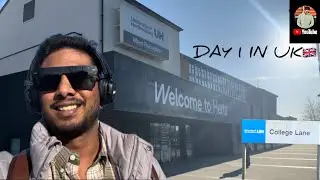 DAY 1 In UK 🇬🇧| @SampreethSGowda #lifeinlondon #viral #universityofhertfordshire #fyp #kannada