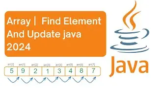 Update a Element in Array using java Language in Hindi 2024