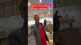 Zomato delivery part time earnings | day 3 / 7 days challenge || #zomato #joshivlogrj03