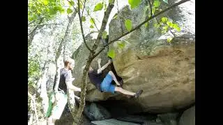 Crack Liner, 7a, Fontainebleau