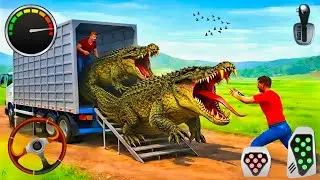 Animal Truck 🚒 Simulator 3D Wild Animal Transport Dangerous Offroad Android GamePlay