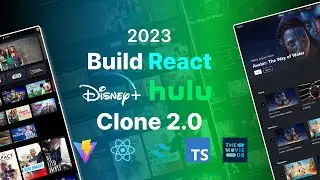 Build and Deploy React Disney & Hulu Clone App using React, Vite, Tailwind css, Typescript, TMDB