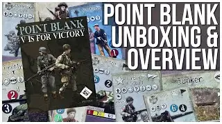 Point Blank: V is for Victory Unboxing & Overview | Lock 'n Load | Wargame Historical Game Solo