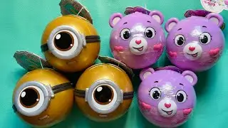 ASMR LOL Dolls Minions and CareBears surprise