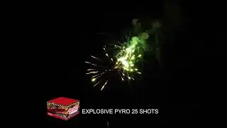 1700 Explosive pyro 25 shots