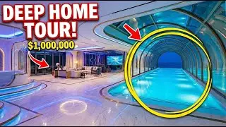 Inside a Secret Underground Luxury Home |$1,000,000 Deep Mansion Tour|