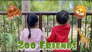 Mahi Makes Zoo Friends with Luciano! 🦧🦁🦓