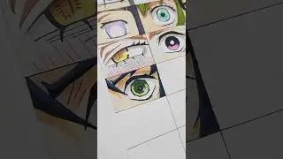 [ part 13 ] How to draw ' Inosuke ' with pencil colour from demon slayer #inosuke #shorts #eyes