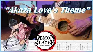 【TABS】Kimetsu No Yaiba Infinity Castle OST - Akaza's Love Theme (Guitar Cover by Luis T&eacute;llez Music)