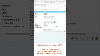 SAP ABAP #shorts : Hello Word Program :