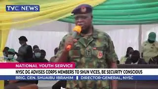 NYSC DG Advises Corps Members To Shun Vices, Be Security Conscious
