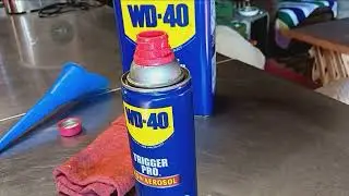 How to refill WD-40 Trigger Pro spray bottle.