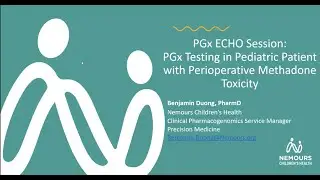 Pharmacogenomic Testing in a Patient with Perioperative Methadone Toxicity | April 21, 2023