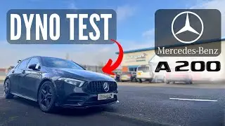 Mercedes A200 1.3 AMG Line 160 л.с./163 л.с. динамометрический тест с тюнинг-боксом Bluespark