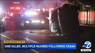 1 killed after possible chase ends in violent crash in Fountain Valley