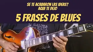 5 frases de blues - GUITARRA JAZZ & BLUES