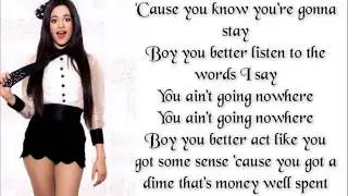 Fifth Harmony - Going Nowhere Lyrics