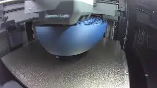 3D Printing a Decorative Hemisphere with Supports | Bambu Lab P2S | PLA Matte Timelapse