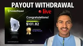 First Payout 🔴 live withdrawal : Funded squad prop firm #fundedtrader #forextrading 